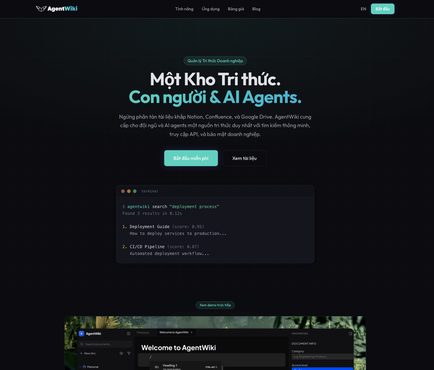 AgentWiki web