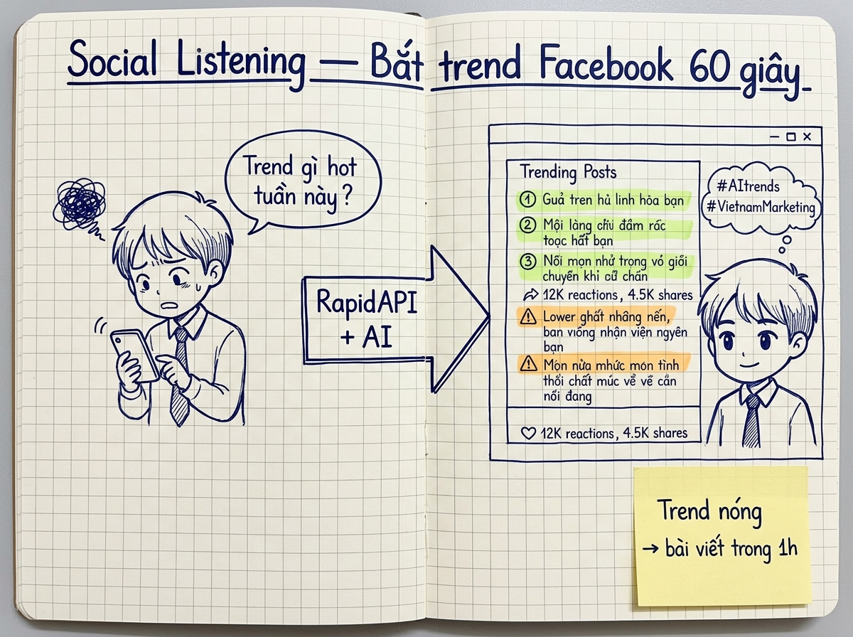 RapidAPI Facebook listening